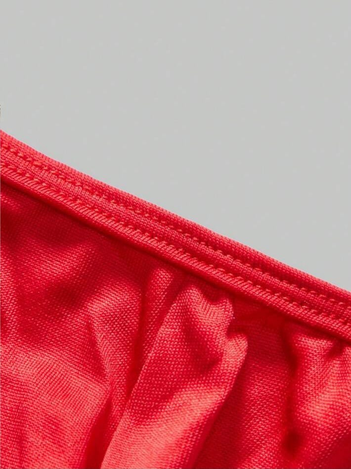 FANDY Men's Chain Decor Thong Briefs, Sexy Underwear